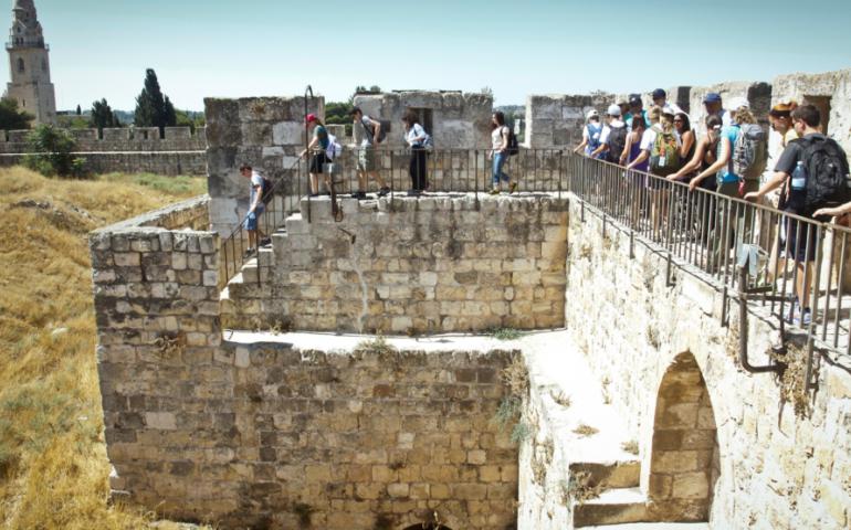 Teens enjoying cross-country adventure in Israel