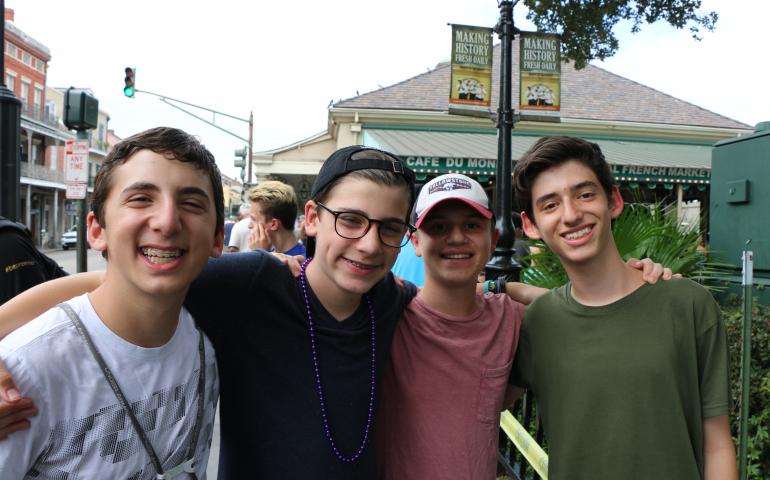 Jewish Teens exploring the country.